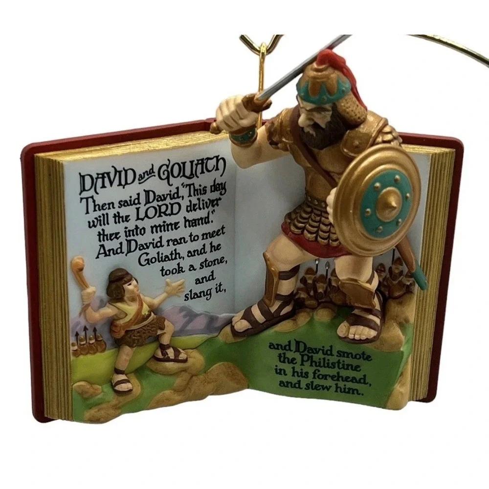 Hallmark Keepsake Christmas Ornament 1999‎ Bible Stories David & Goliath QX6447